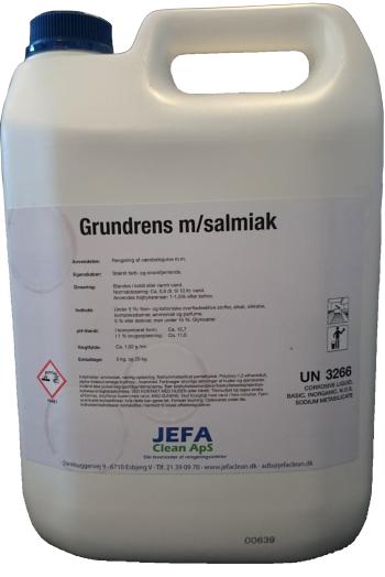 JEFA Clean - Grundrens m/salmiak  5 L